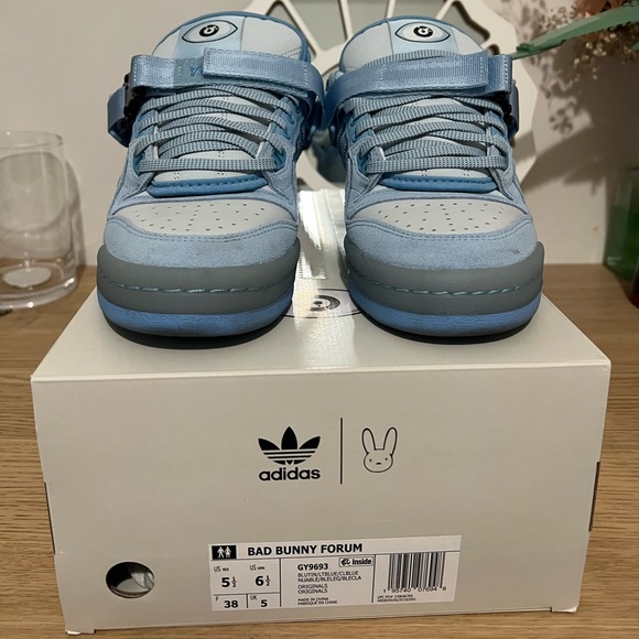 Bad Bunny Adidas Forum Blue Tint